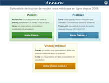 Tablet Screenshot of annura.com